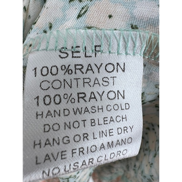 NWT Easel Los Angeles Floral Tiered Midi Dress Smocked Ruffle M cottagecore boho - Picture 5 of 9